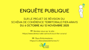 Lire la suite à propos de l’article Enquête publique – SCoT Fier-Aravis